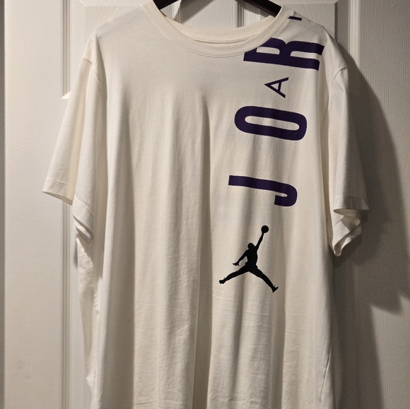 Jordan Air Stretch T Shirt Jumpman Tee Top Retro AJ1 Mid 1 RARE SIZE XXL - Picture 2 of 8